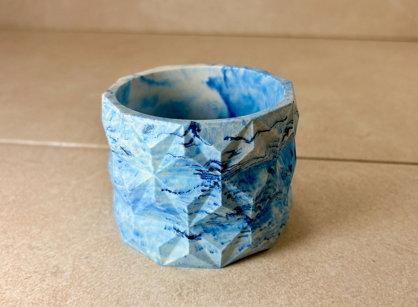 Geometric Pot Silicone Mould