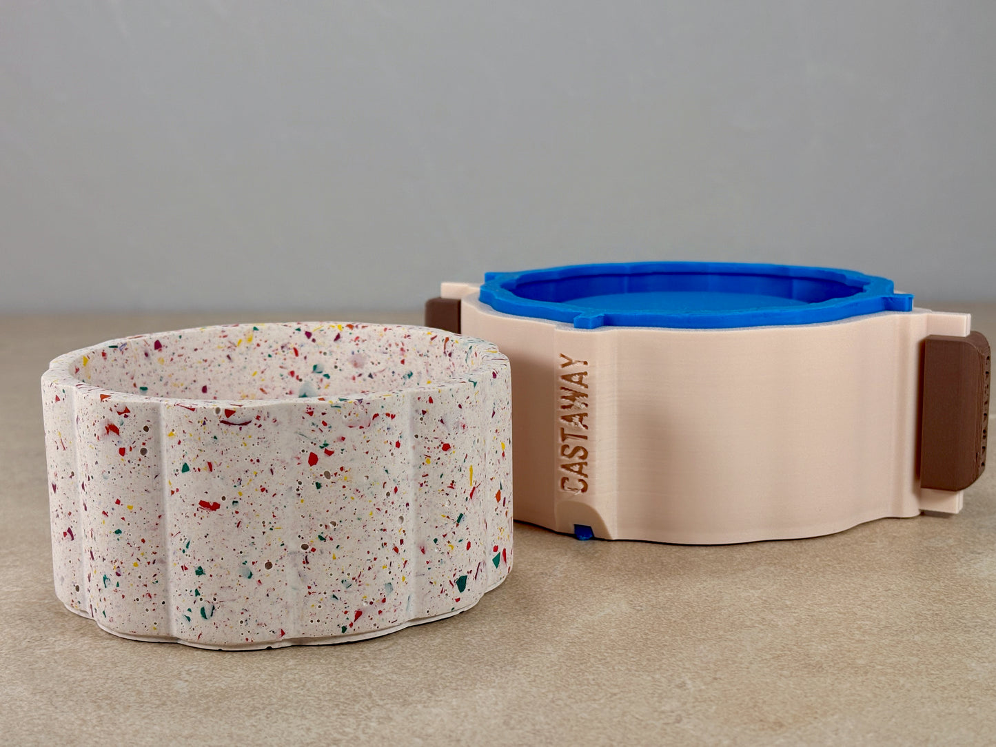 Column Pot Silicone Mould