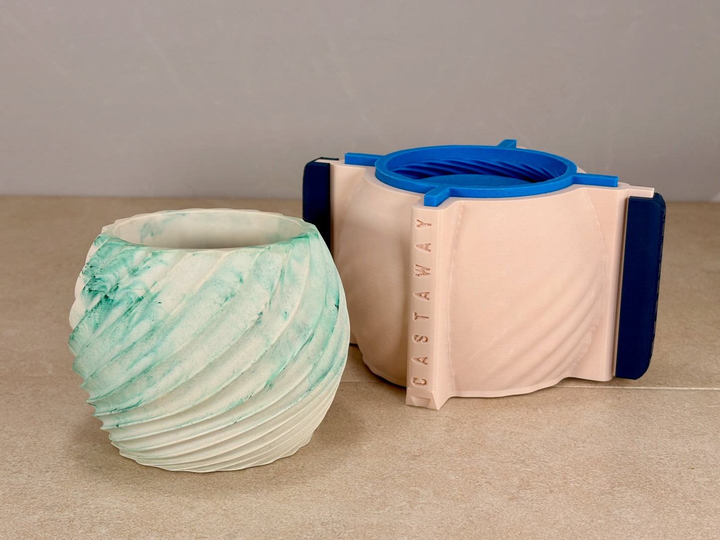 Swirl Pot Silicone Mould