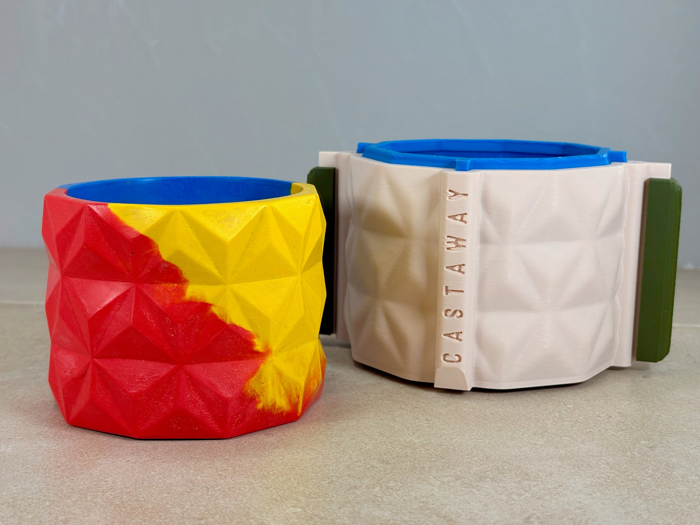 Geometric Pot Silicone Mould