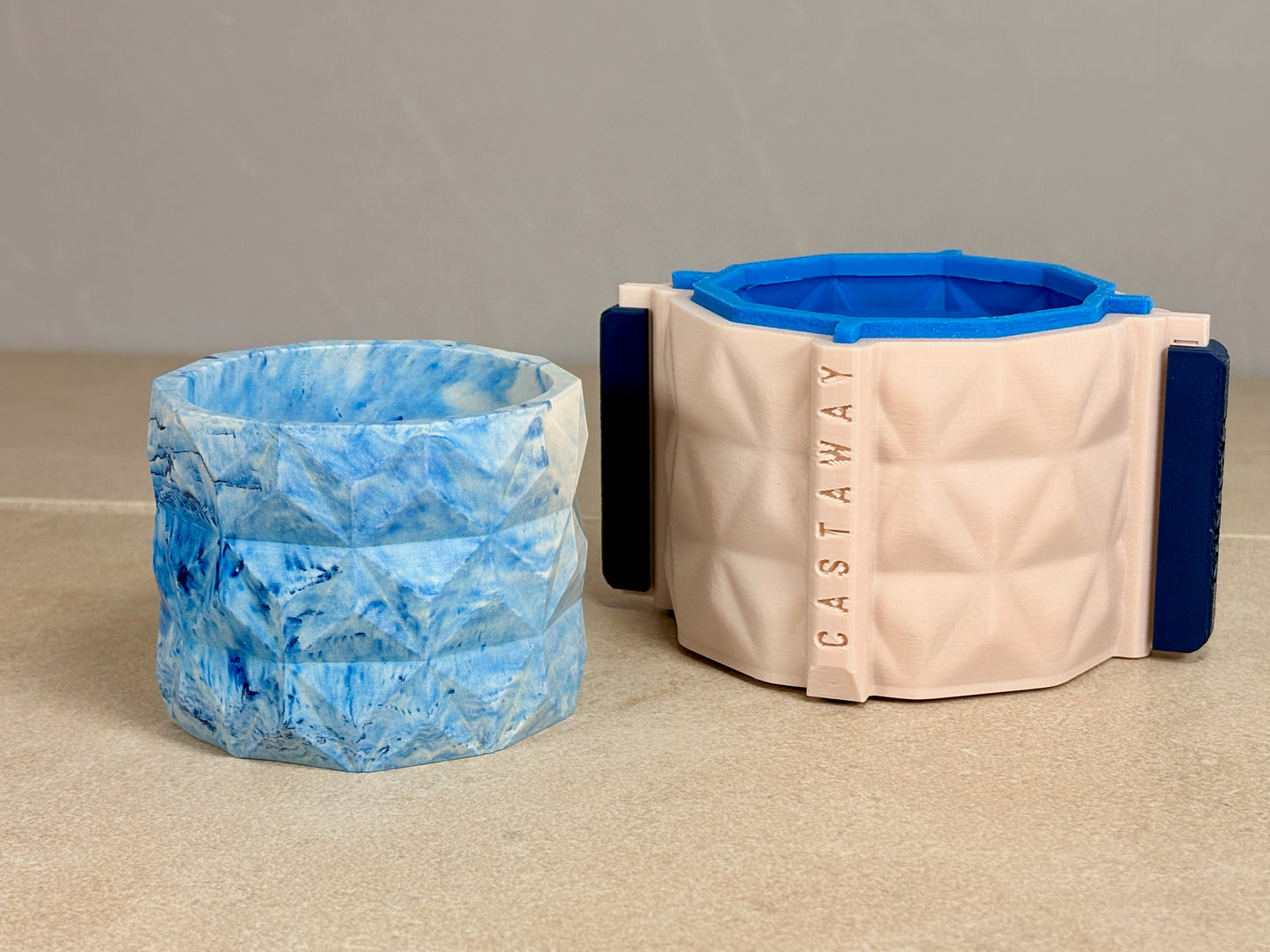 Geometric Pot Silicone Mould