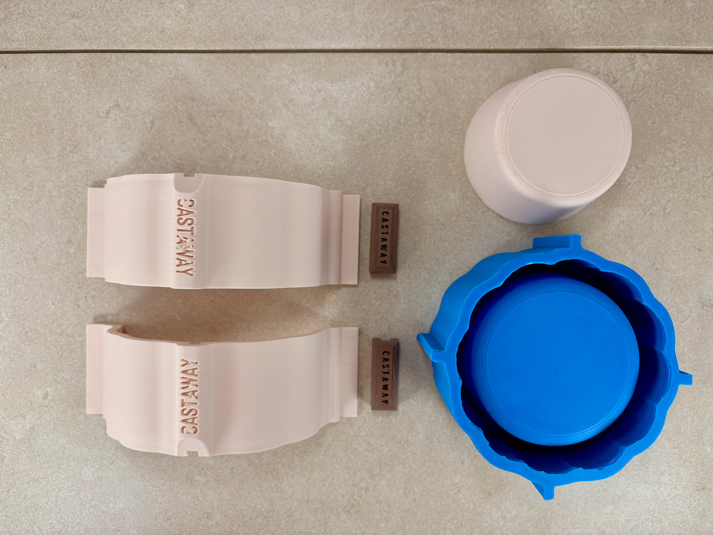 Column Pot Silicone Mould